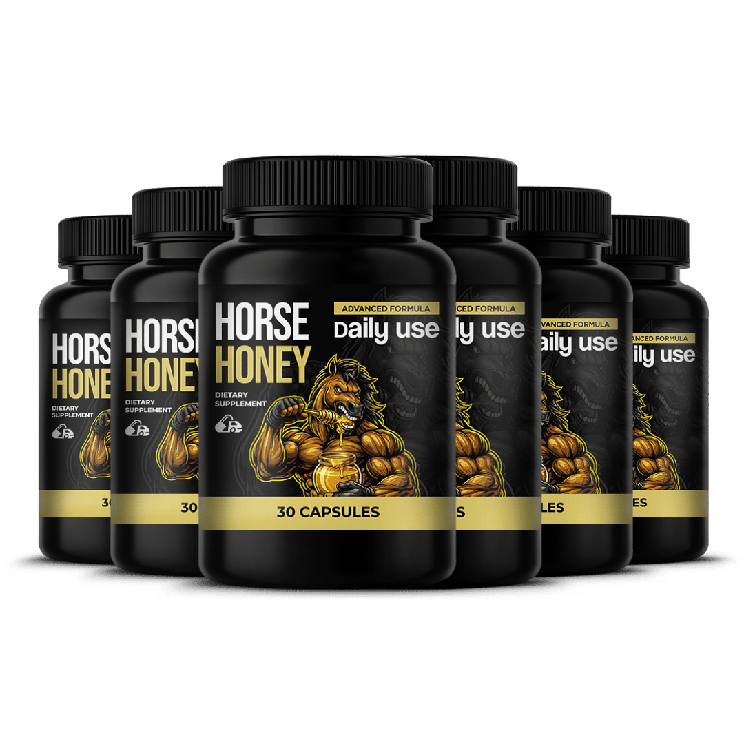 6 Bottles of Horse Honey